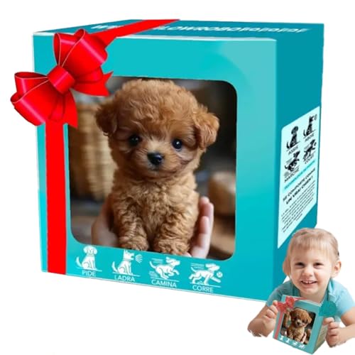 Lircofi Real Puppy Lebensechter Roboter Welpe, Real Puppy Hund, Robot Puppy Dog Realistic, Walking, Barking, Tail Wagging (F) von Lircofi