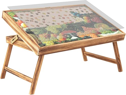 Tragbarer Puzzletisch mit Beinen (1000 Stück) von Lischwert