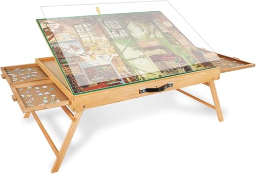 Tragbarer Puzzletisch mit Beinen (1500 Stück) von Lischwert