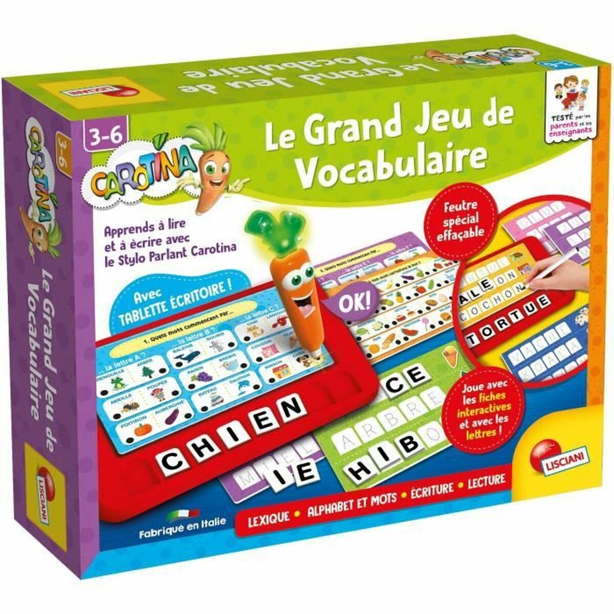 Lernspiel Lisciani Giochi Le Grand Jeu Vocabulaire (FR) von Lisciani Giochi