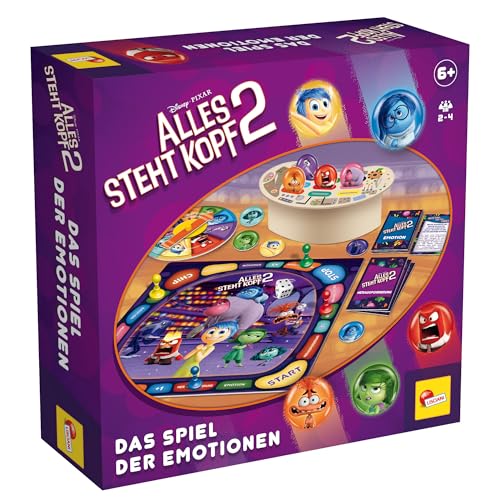 Lisciani - Alles Steht Kopf 2 – Das Spiel Der Emotionen - Pädagogisches Spiel Ab 4 Jahren - Emotionen Erkennen & Ausdrücken - Gesellschaftsspiel Für Die Familie - Offiziell Inspiriert Vom Disney Film von Lisciani Giochi
