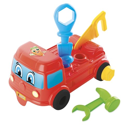 Lisciani - CAROTINA Baby Edu Shapes - Mein erster LKW - Lernspiel ab 10 Monaten - Farben & Formen Lernen - Mit 3 Werkzeugen & 6 Zubehörteilen - Fördert Sinneswahrnehmung & Motorik für Babys ab 1 Jahr Lisciani - CAROTINA Baby Edu Shapes - Mein erster LKW - Lernspiel ab 10 Monaten - Farben & Formen Lernen - Mit 3 Werkzeugen & 6 Zubehörteilen - Fördert Sinneswahrnehmung & Motorik für Babys ab 1 Jahr von Lisciani