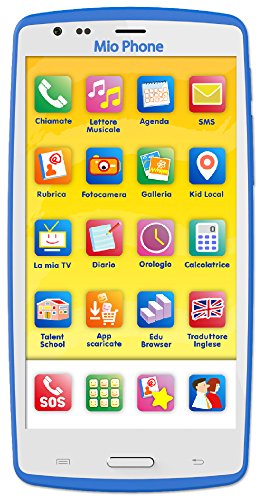 Lisciani Giochi 51830 Messuhr – Mio Telefon Smartphone, farblich Sortiert: rot/blau von Lisciani Giochi
