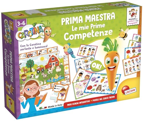 Lisciani Giochi - Carotina Prima Maestra Meine ersten Fähigkeiten, 111596 von Lisciani Giochi