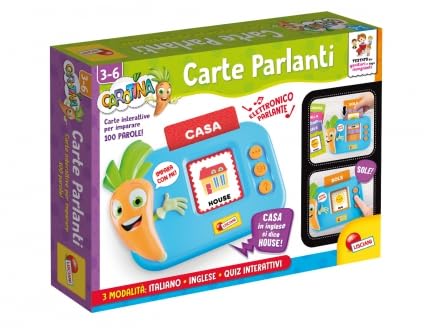Lisciani Giochi - Carotina Sprechende Karten, 109920 von Lisciani Giochi
