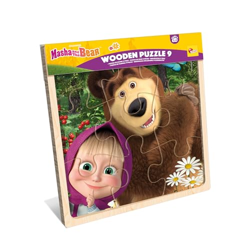 Lisciani - Holzpuzzle MASHA UND MICHKA - Für Kinder ab 1 Jahr - 9 Teile aus Holz - Leicht zusammensetzbares Puzzle - Sehr große Teile - Babyspielzeug Entwickelt Feinmotorik - Ab 12 Monate Lisciani - Holzpuzzle MASHA UND MICHKA - Für Kinder ab 1 Jahr - 9 Teile aus Holz - Leicht zusammensetzbares Puzzle - Sehr große Teile - Babyspielzeug Entwickelt Feinmotorik - Ab 12 Monate von Lisciani Giochi