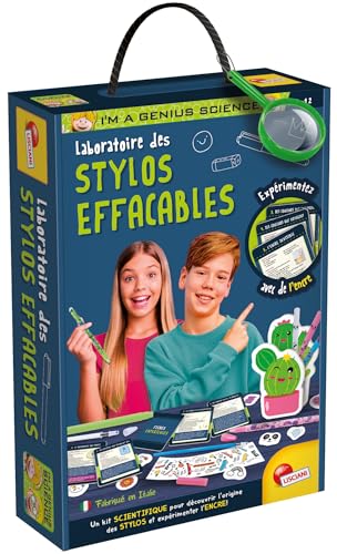 Lisciani – I'm A Genius – Labor für radierbare Stifte – Set mit wissenschaftlichen Experimenten für Kinder von 7 – 12 Jahren – Wissenschafts-Set für Kinder – pädagogische Aktivität – Chemie-Box Lisciani – I'm A Genius – Labor für radierbare Stifte – Set mit wissenschaftlichen Experimenten für Kinder von 7 – 12 Jahren – Wissenschafts-Set für Kinder – pädagogische Aktivität – Chemie-Box von Lisciani Giochi
