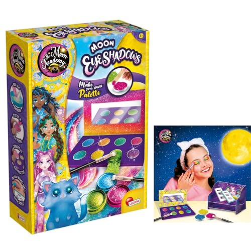 Lisciani - Moon Academy - Moon Eyeshadows - Eyeshadow Kit für Kinder ab 7 Jahren - Make-up selbst herstellen Kosmetika Zuhause - Personalisierte Palette - Geburtstagsgeschenkidee Lisciani - Moon Academy - Moon Eyeshadows - Eyeshadow Kit für Kinder ab 7 Jahren - Make-up selbst herstellen Kosmetika Zuhause - Personalisierte Palette - Geburtstagsgeschenkidee von Lisciani Giochi