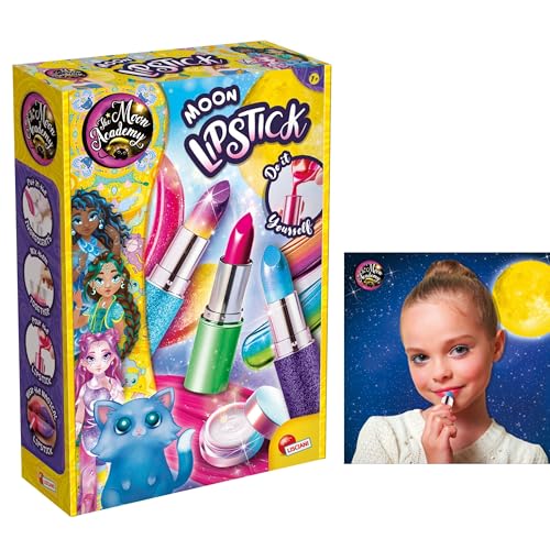 Lisciani - Moon Academy - Moon Lipstick - Kit Lippenstiftherstellung für Kinder ab 7 Jahren - Thermochromisches Make-up - Lippenstift, der die Farbe wechselt - Kosmetische Aktivitäten - Geschenkidee Lisciani - Moon Academy - Moon Lipstick - Kit Lippenstiftherstellung für Kinder ab 7 Jahren - Thermochromisches Make-up - Lippenstift, der die Farbe wechselt - Kosmetische Aktivitäten - Geschenkidee von Lisciani Giochi
