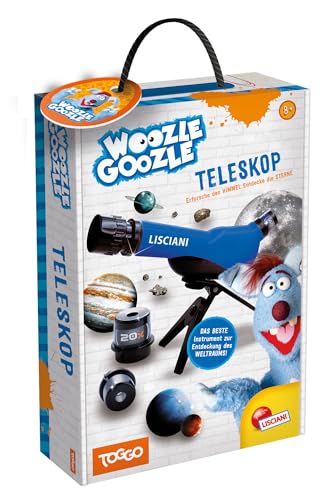 Lisciani - WOOZLE GOOZLE Teleskop Für Kinder Ab 7 Jahren - Astronomie Lernspielzeug Mit Zoom x20 x30 x40 - Beobachtung Von Natur Und Sternen - Mit Tischstativ & Handbuch - Geschenkidee Ab 7 Lisciani - WOOZLE GOOZLE Teleskop Für Kinder Ab 7 Jahren - Astronomie Lernspielzeug Mit Zoom x20 x30 x40 - Beobachtung Von Natur Und Sternen - Mit Tischstativ & Handbuch - Geschenkidee Ab 7 von Lisciani Giochi