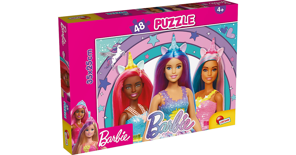 Barbie Puzzle M-Plus 48 Teile, 35 x 25 cm von Lisciani
