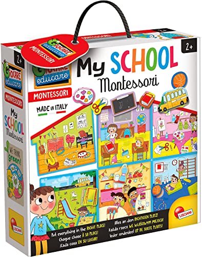 Lisciani, Lernspiel für Kinder ab 3 Jahren, Montessori-Methode Lernen, Rätsel von Liscianigiochi