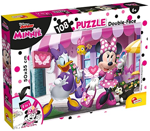 Lisciani 47970 Disney Minnie Maus Mickey & Friends Puzzle, Mehrfarbig, 108 von Lisciani