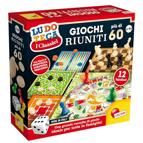 Lisciani 57023 Kinder und Erwachsene Strategie – Brettspiel (Strategie, Kinder und Erwachsene, 6 Jahr (E), 99 Jahr (S), Innenraum, Italien) von Liscianigiochi