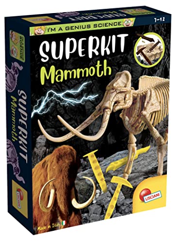 Liscianigiochi 79964 Tier I'm a Genius, Superkit Dinosaurier Mammut, Medium von Lisciani