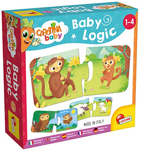 Liscianigiochi 80038 Carotina Baby, Logikspiel Mütter und ihre Jungen von Liscianigiochi