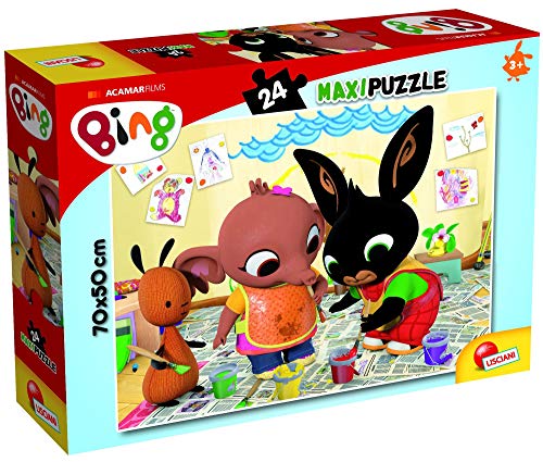 Liscianigiochi 81202 bing Puzzle 24 stücke – Art Attack, SUPERMAXI von Lisciani