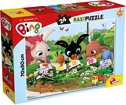 Lisciani 81219 Supermaxi-Puzzle 24, Bing-Wir beobachten die Natur von Liscianigiochi