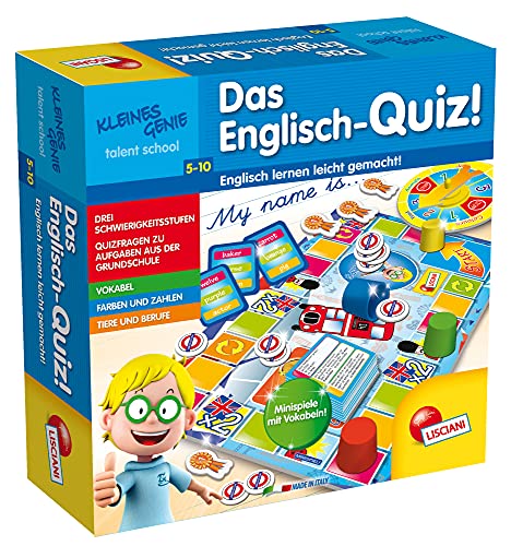 Lisciani DE48892 Quiz, Lernspiel für Kinder von 5-7 Jahren, Spielend Neues Lernen für 1-4 Spieler von Liscianigiochi