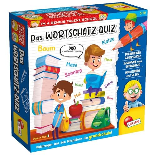 LISCIANI - KLEINE GENIE- Das Mathe-Quiz - Interaktives Mathematik-Lernspiel - Großformat - Entwickelt motorische Fähigkeiten, stärkt mathematische Fähigkeiten - Ab 5 Jahren von Liscianigiochi