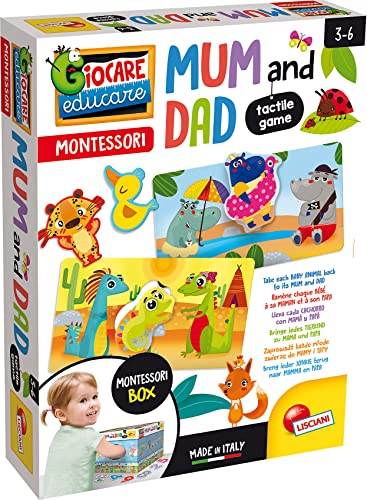 Lisciani- Spieler, Montessori, Taktik-Maman und Papa, EX85613, Mehrfarbig von Liscianigiochi