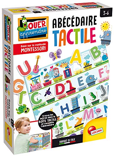 Lisciani L'AlphABET Lernspiel - Montessori-L'Alphabet Touch - FR72446, Mehrfarbig von Lisciani