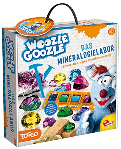 Lisciani - Woozle Goozle - Das Mineralogielabor - Entdeckung von Mineralien - Pädagogisches Wissenschaftsspiel - Felsen und Kristalle - Für Kinder ab 8 Jahren von Liscianigiochi