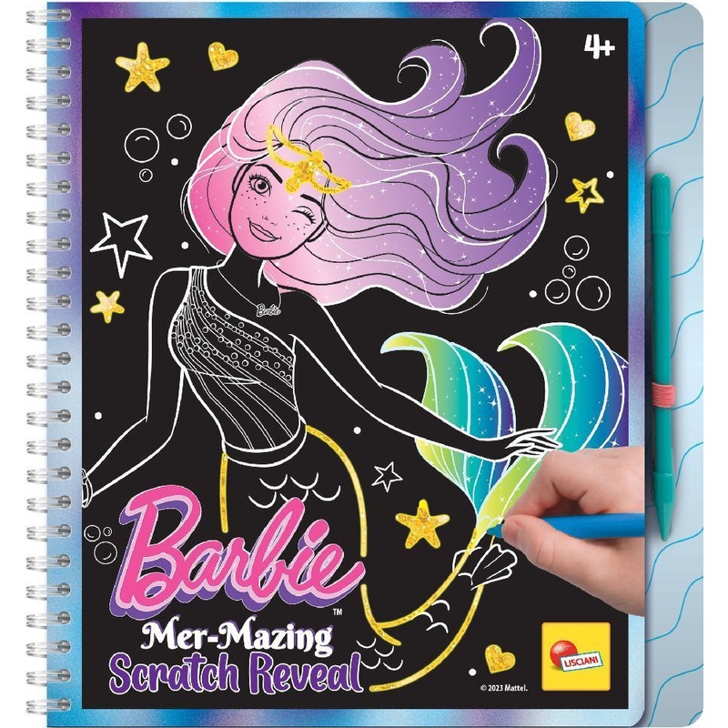 Barbie Sketch Book Mer-Mazing Scratch Reveal (In Display of 12 PCS) von LiscianiGiochi