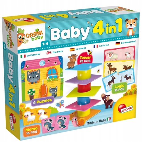 Carotina Baby 4in1 Spielset Carotina Baby 4in1 Spielset von Liscianigiochi