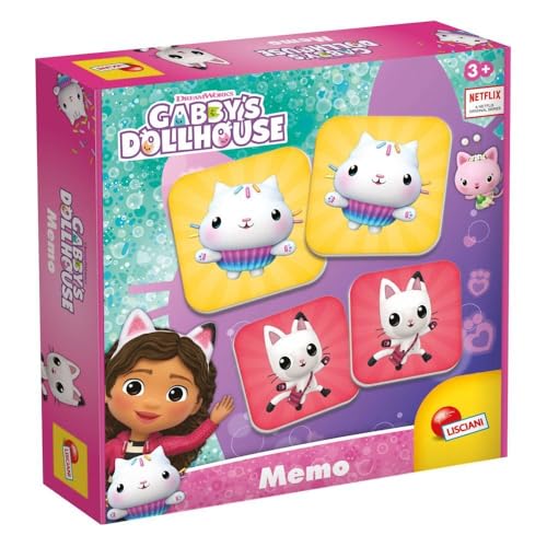 Lisciani - Gabby und das Zauberschloss - Interaktiver Lernschreibtisch für Kinder ab 2 Jarren- Über 10 Bildungsspiele - Sensorische und logische Förderung -Gabby's Dollhouse- Made in Italy von LISCIANI