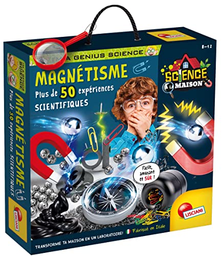 Lisciani – I'm A Genius Magnetismus – über 50 wissenschaftliche Experimente auf Magnetismus und Magnetfeldern – Lernspiel für Kinder im Alter von 7, 8, 10, 12 Jahren von Liscianigiochi