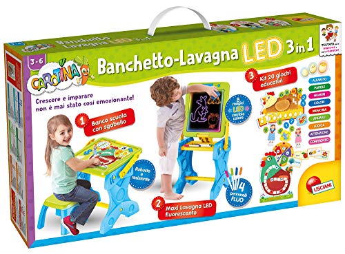 Karotina LED Spiel- und Lerntafel 3 in 1 Karotina LED Spiel- und Lerntafel 3 in 1 von Liscianigiochi