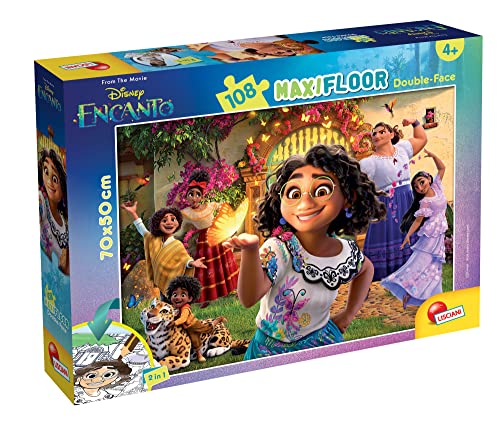 LISCIANI 98187 Disney Puzzle DF Maxi Floor 108 Encanto, Mehrfarbig von Liscianigiochi