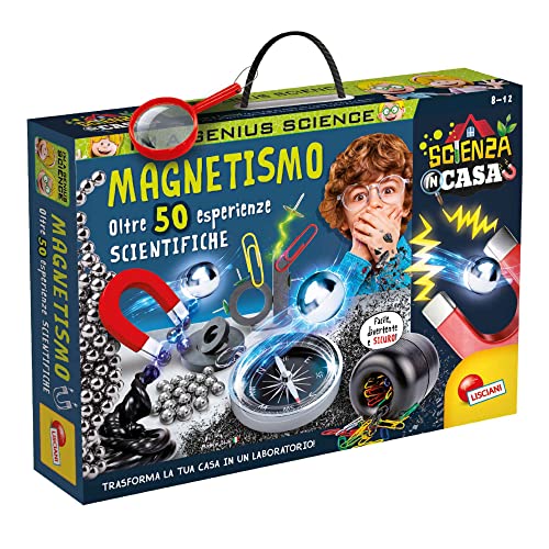 LISCIANI- I'm a Genius Wissenschaft im Haushalt, Magnetismus, Hufeisen, Magnetscheiben, Mehrfarbig, 97517 von LISCIANI