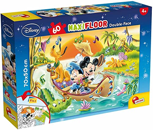 Lisciani 48205 Frozen Mickey & Friends Mouse, Eiskönigin Puzzle 60 Teile 46874, 60 piezas von Lisciani