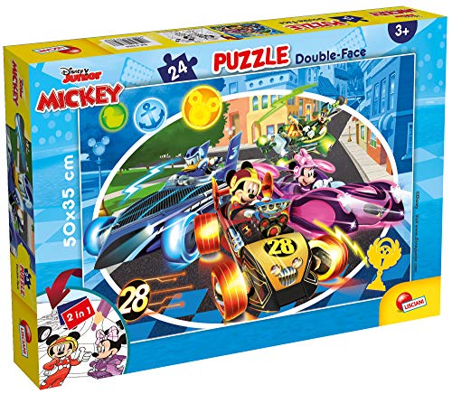 Liscianigiochi 73986, Mickey Mouse Puzzle 24 Teile, 50X35 cm von Lisciani