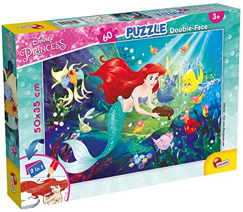Lisciani - Die kleine Meerjungfrau Puzzle - Beidseitig - Mehrfarbig - Riesenpuzzle und Ausmalbild - Unterhaltsames Spiel - Für Kinder ab 3 Jahren - 74051- Hergestellt in Italien Lisciani - Die kleine Meerjungfrau Puzzle - Beidseitig - Mehrfarbig - Riesenpuzzle und Ausmalbild - Unterhaltsames Spiel - Für Kinder ab 3 Jahren - 74051- Hergestellt in Italien von Liscianigiochi