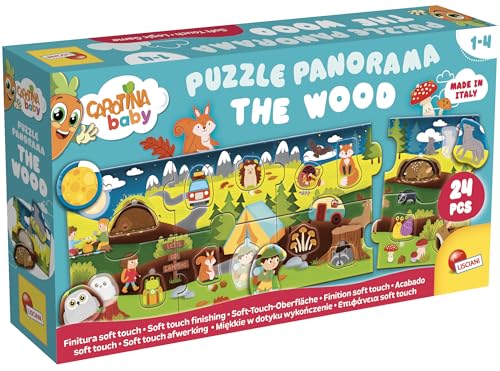 Lisciani - Carotina Baby - Puzzle Panorama: Der Wald - Interaktives Puzzle für Kinder von 1 bis 4 Jahren - Sensorische und kognitive Entwicklung - Formen- und Farberkennung - Hergestellt in Italien Lisciani - Carotina Baby - Puzzle Panorama: Der Wald - Interaktives Puzzle für Kinder von 1 bis 4 Jahren - Sensorische und kognitive Entwicklung - Formen- und Farberkennung - Hergestellt in Italien von Liscianigiochi