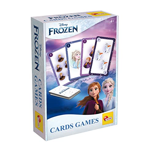 Lisciani - Die Eiskönigin - Riesige Frozen-Spielkarten für Kinder ab 3 Jahren - 6 Verschiedene Spiele zur Auswahl - 20 Karten pro Packung - 2 Spieler oder mehr - Hergestellt in Italien von Liscianigiochi