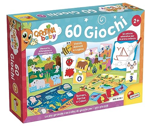 Lisciani Giochi 102877 Karotte Baby 60 Spiele, 102877 von Liscianigiochi