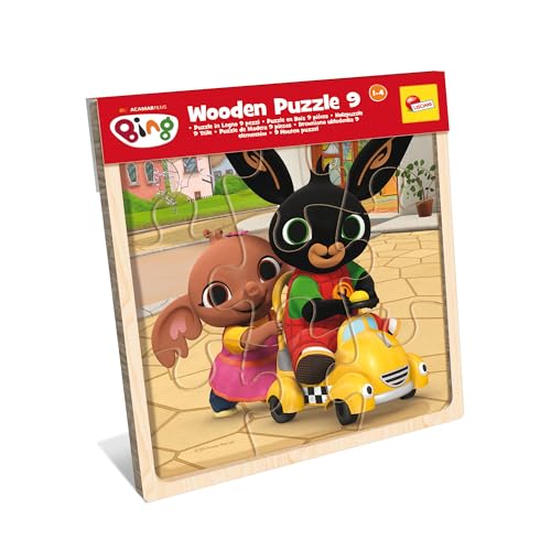 Lisciani - Holzpuzzle Bing - Für Kinder ab 1 Jahr - 9 Teile aus Holz - Leicht zusammensetzbares Puzzle - Sehr große Teile - Babyspielzeug Entwickelt Feinmotorik - Ab 12 Monate von Liscianigiochi