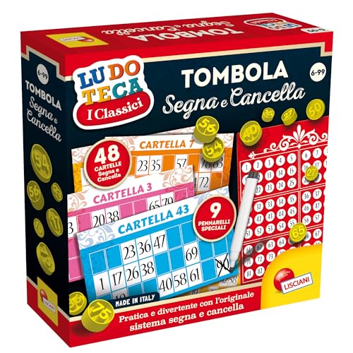 Liscianigiochi 56996 - Ludoteca Tombola Schilder und Löschen, Mehrfarbig, 6 Jahre + Liscianigiochi 56996 - Ludoteca Tombola Schilder und Löschen, Mehrfarbig, 6 Jahre + von Liscianigiochi