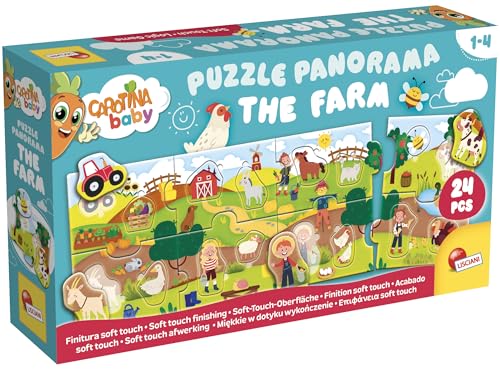 Lisciani - Carotina Baby Puzzle Panorama: Die Farm - Bildungspuzzle für Kinder - Von 1 bis 4 Jahren - Farbenfrohes, robustes Puzzle - Fördert Feinmotorik und Vorstellungskraft - Hergestellt in Italien Lisciani - Carotina Baby Puzzle Panorama: Die Farm - Bildungspuzzle für Kinder - Von 1 bis 4 Jahren - Farbenfrohes, robustes Puzzle - Fördert Feinmotorik und Vorstellungskraft - Hergestellt in Italien von Liscianigiochi