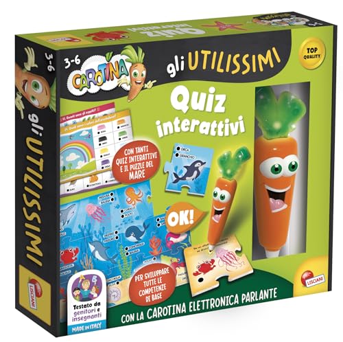 Liscianigiochi - Carotina Der nützliche interaktive Quiz-Stift von Lisciani Giochi