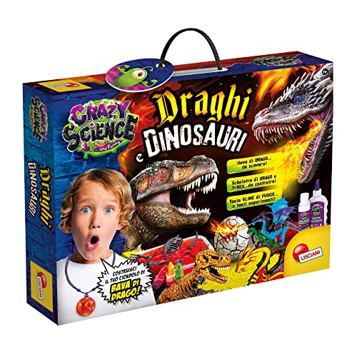 Lisciani Giochi - Crazy Science Drachen und Dinosaurier, Farbe, 89390 von Liscianigiochi