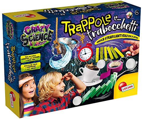 Liscianigiochi 86320 Crazy Science Laboratorio dei Trabocchetti Medium Wissenschaftliches Spiel, Mehrfarbig von Liscianigiochi