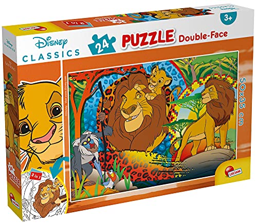 Liscianigiochi 86498 Disney DF Plus 24 Re Leone Puzzle für Kinder, Mehrfarbig von Liscianigiochi
