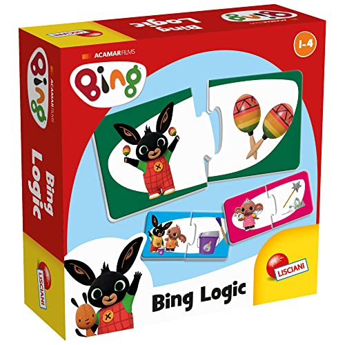 Lisiciani - BING Officiel - Jeu Educatif Baby Logic - pour Enfant dès 1 an - Puzzle Bébé avec Pièces Renforcées - Jeu Memory - Développe Attention, Mémoire et Logique von Liscianigiochi