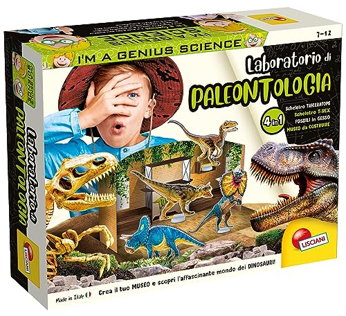 Lisciani Giochi - I'm a Genius Laboratorien: Paleontologie-Labor-Kit - Wissenschaftliches Kit - Dinosaurier - 7-12 Jahre - Unisex - Kreativität, Neugier von Lisciani