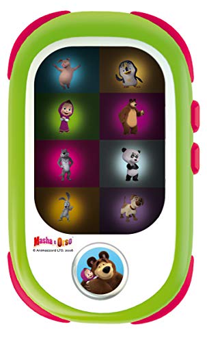 Lisciani Giochi Masha Baby Smartphone mit LED-Lernspiel, Mehrfarbig, 85507 von Liscianigiochi